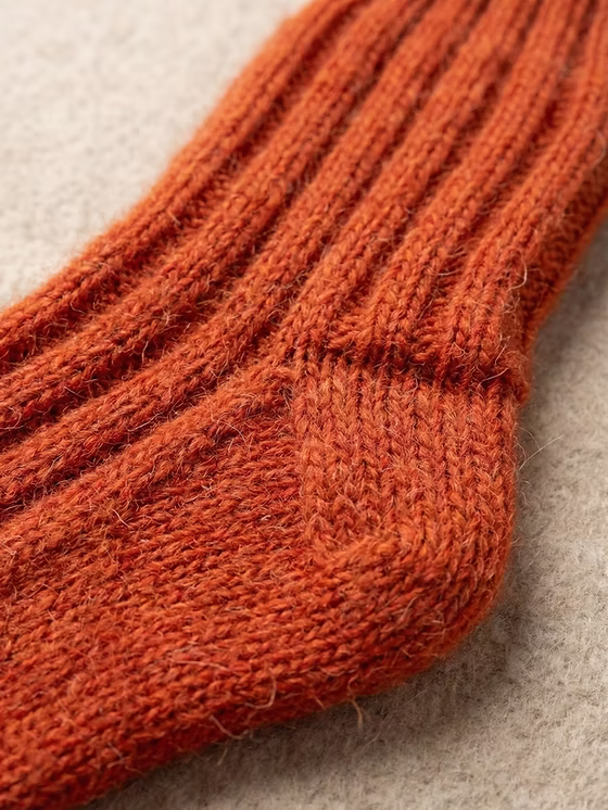 Ribbed Wool Socks
