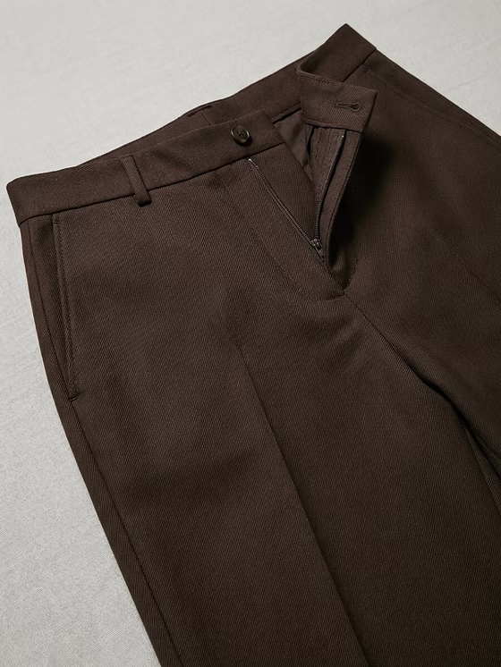 Relaxed Straight-Leg Trousers
